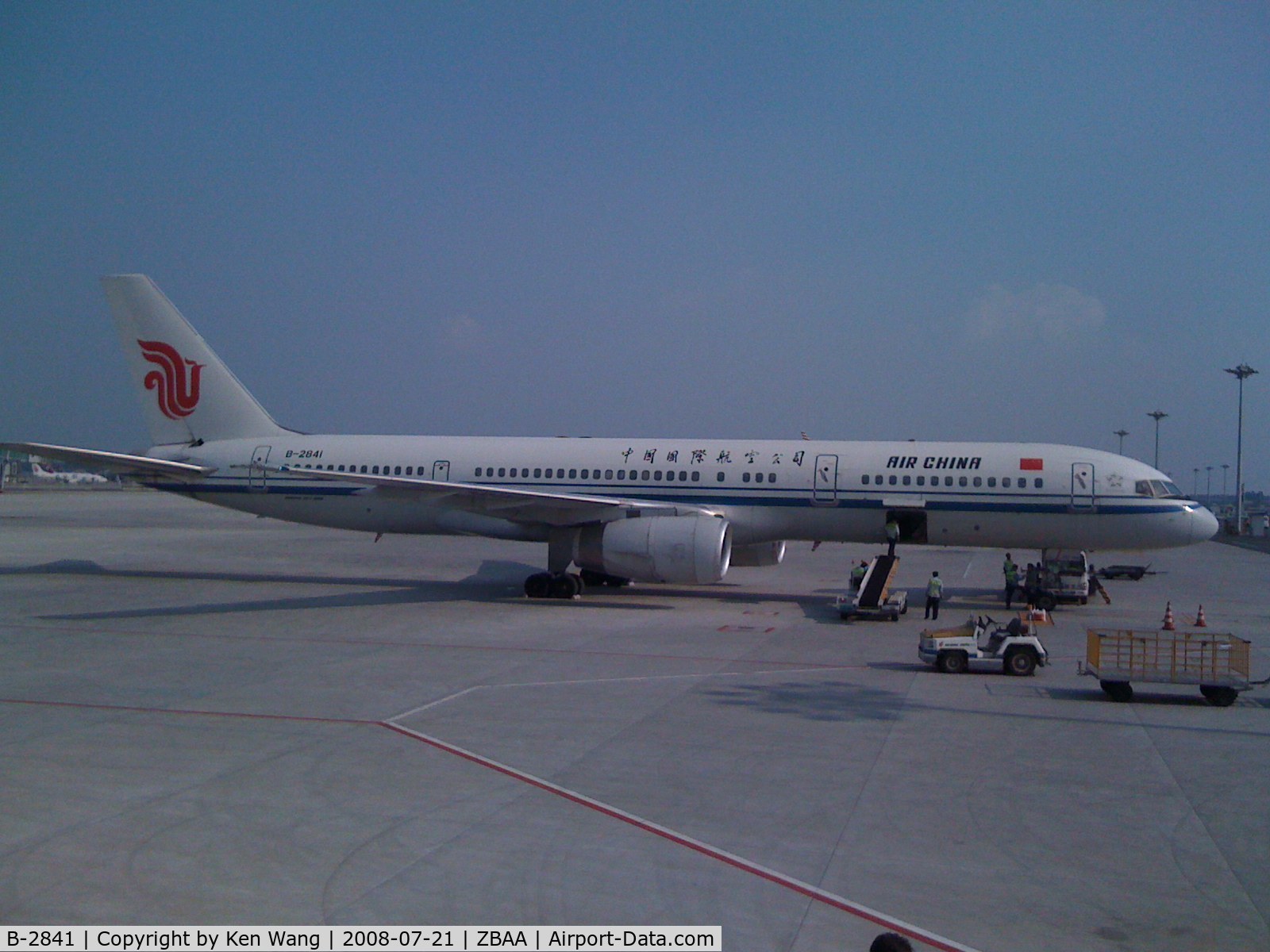 B-2841, Boeing 757-2Z0 C/N 27367, At Beijing International