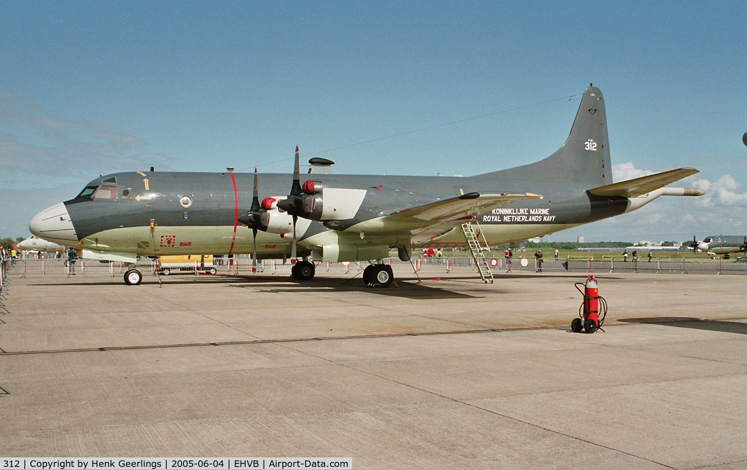 312, Lockheed P-3C Orion C/N 285E-5776, Valkenburg Naval Air Base , closing of Base, june 2005