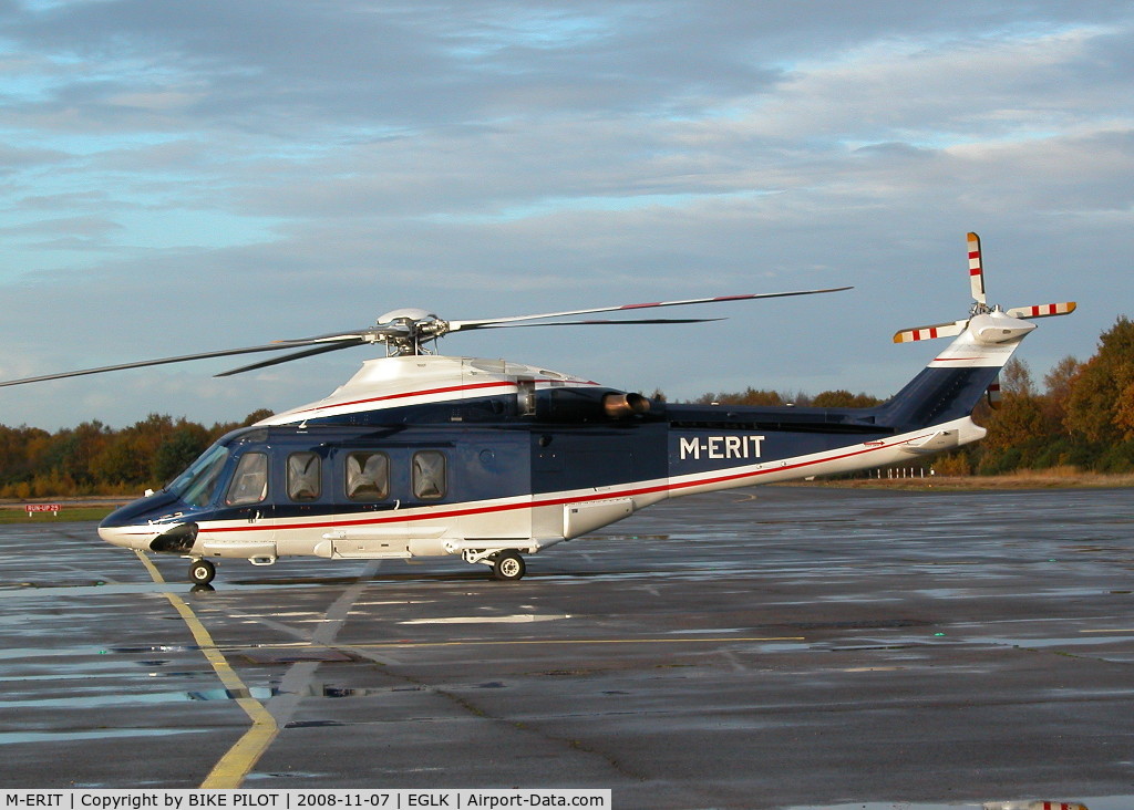 M-ERIT, AgustaWestland AW-139 C/N 31102, LOOKING GOOD SITTING IN THE SUN AFTER A SHOWER