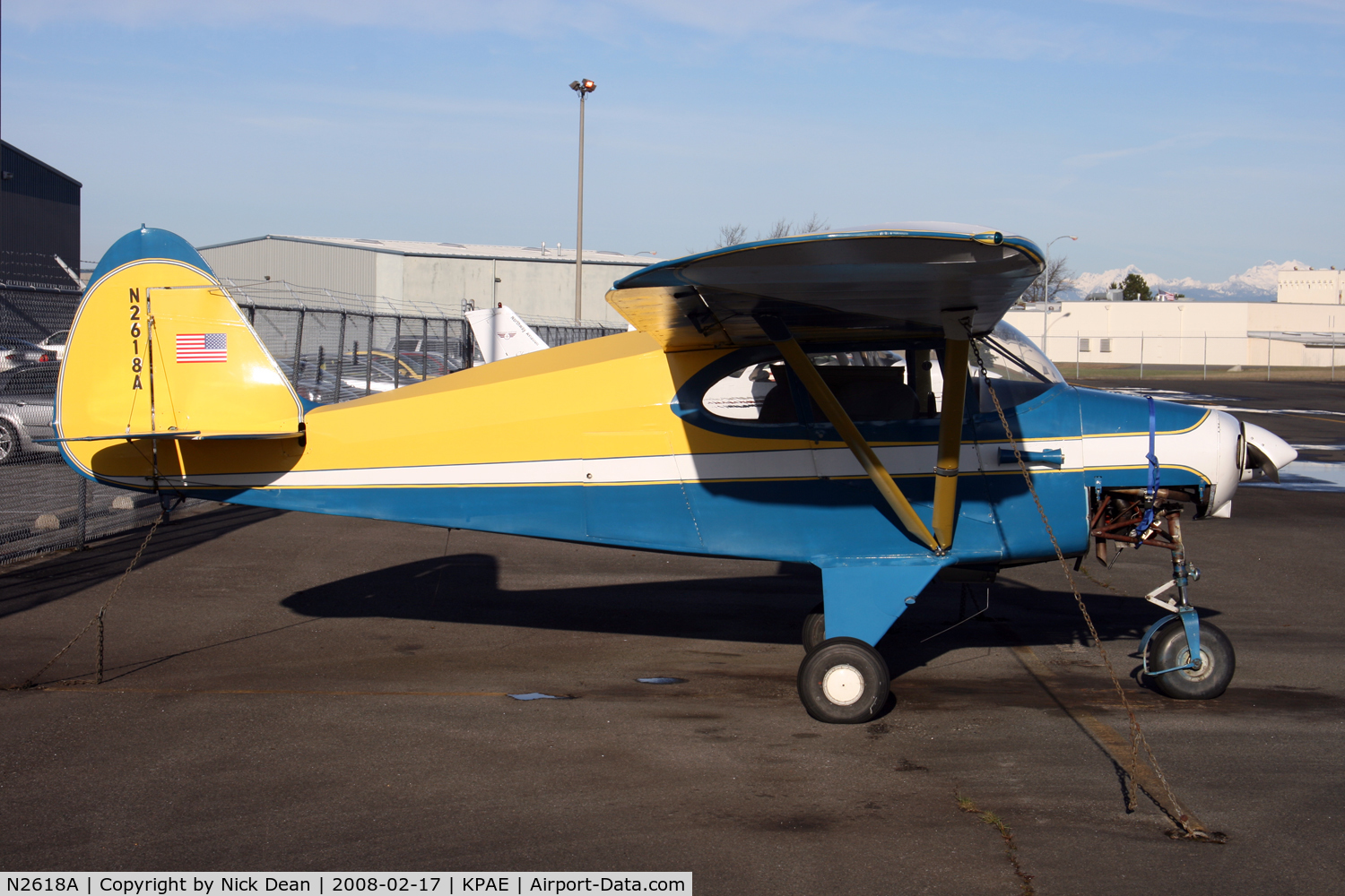 N2618A, 1952 Piper PA-22-135 Tri-Pacer C/N 22-902, .