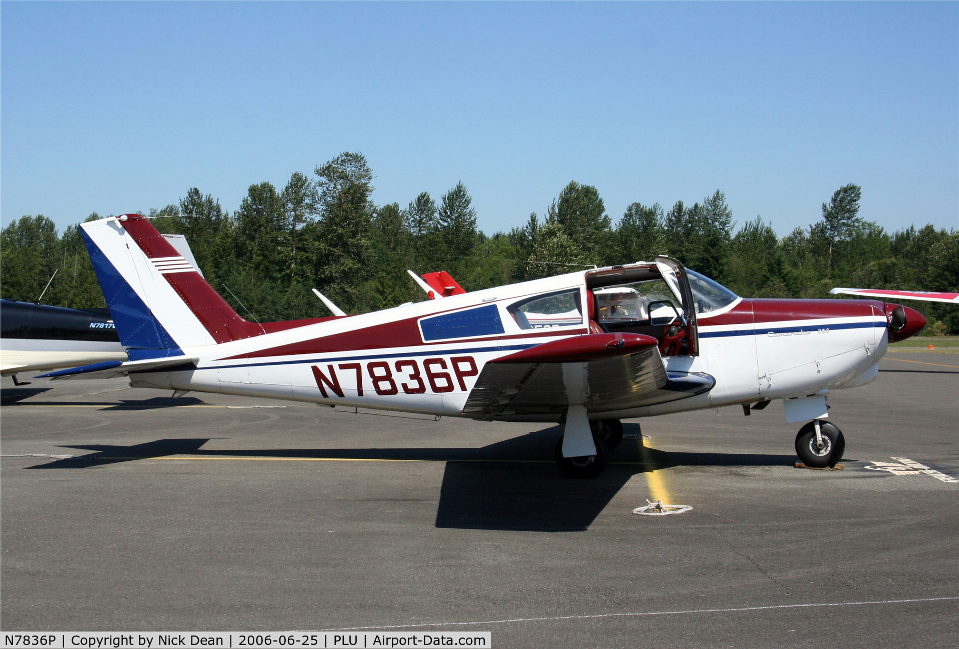 N7836P, 1962 Piper PA-24-250 Comanche C/N 24-3056, .