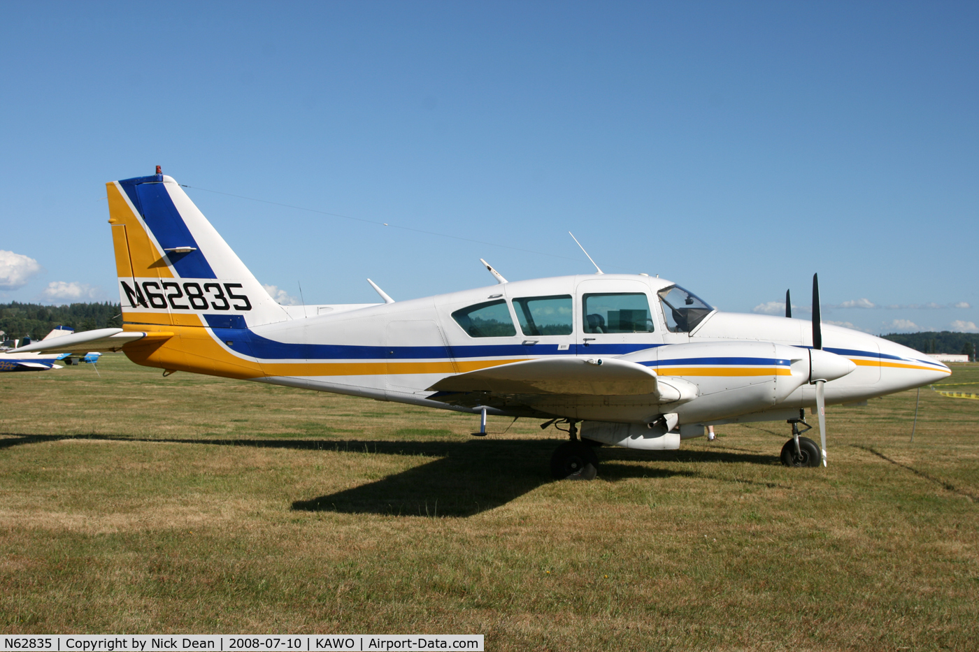 N62835, 1977 Piper PA-23-250 C/N 27-7754067, .