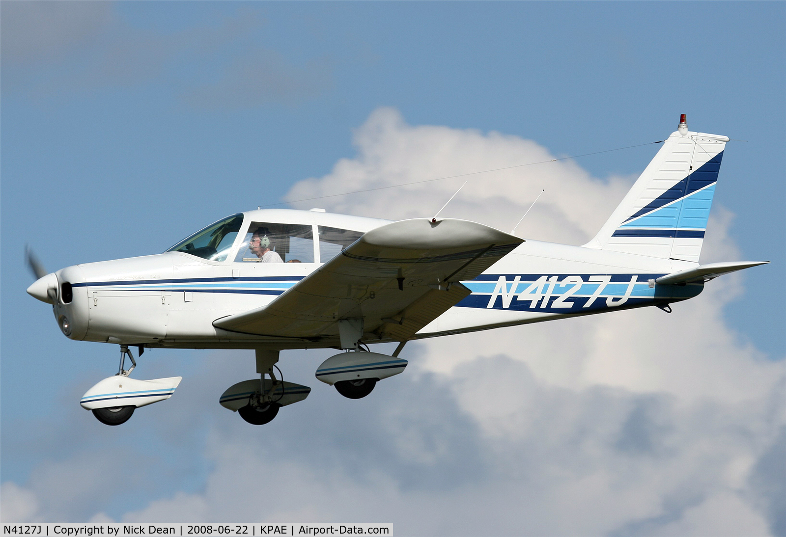 N4127J, 1966 Piper PA-28-140 Cherokee C/N 28-22446, .