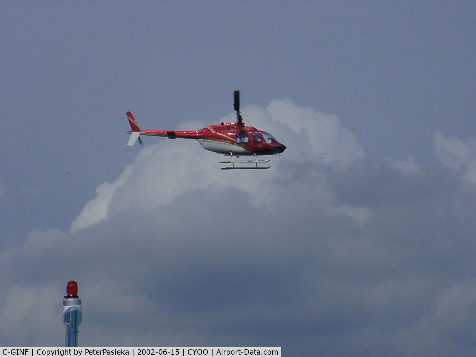 C-GINF, Bell 206B JetRanger III C/N 3294, @ Oshawa Airport, Ontario Canada
