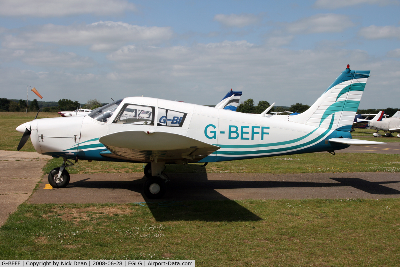 G-BEFF, 1973 Piper PA-28-140 Cherokee F C/N 28-7325228, =