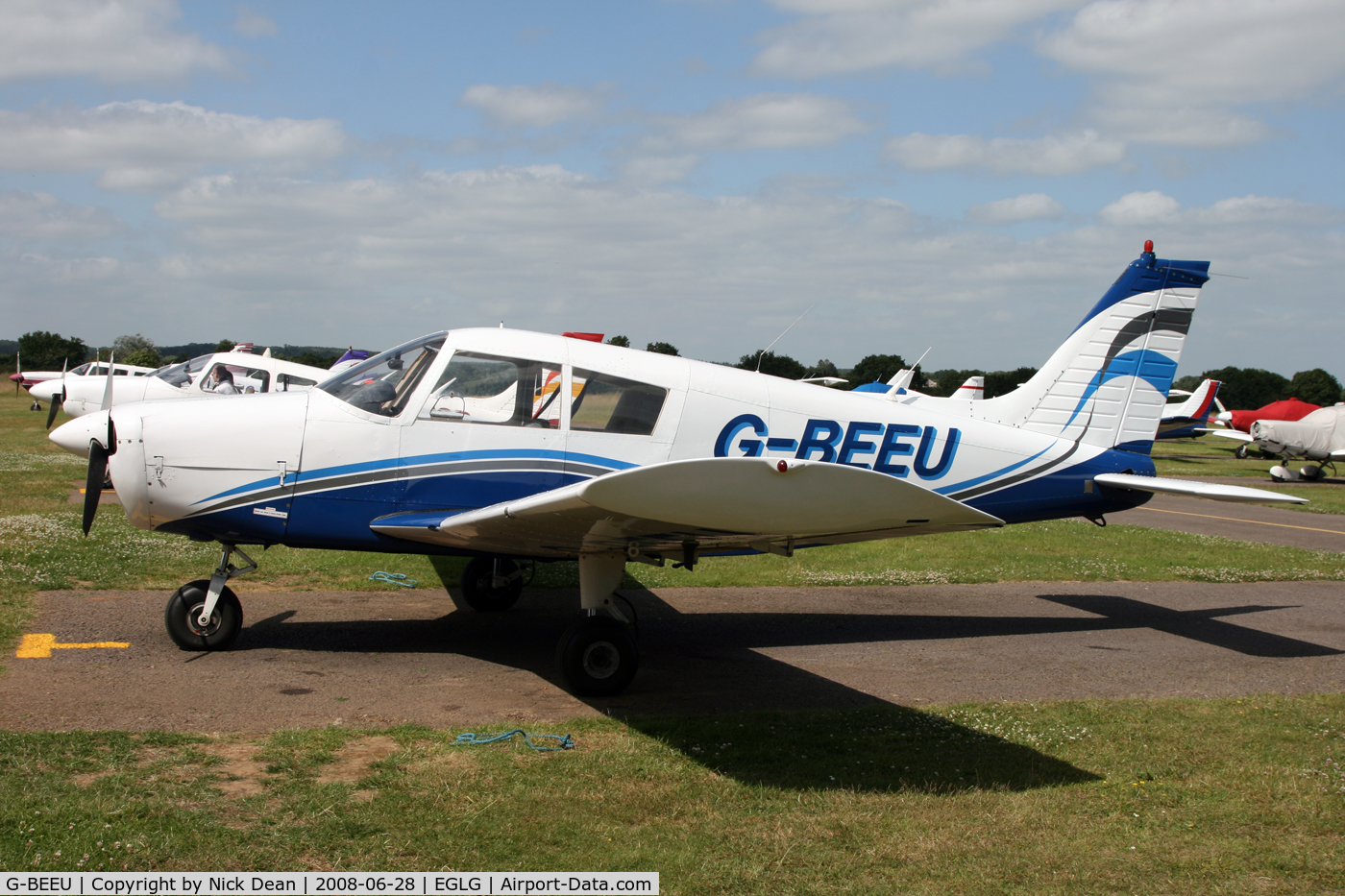 G-BEEU, 1973 Piper PA-28-140 Cherokee C/N 28-7325247, #