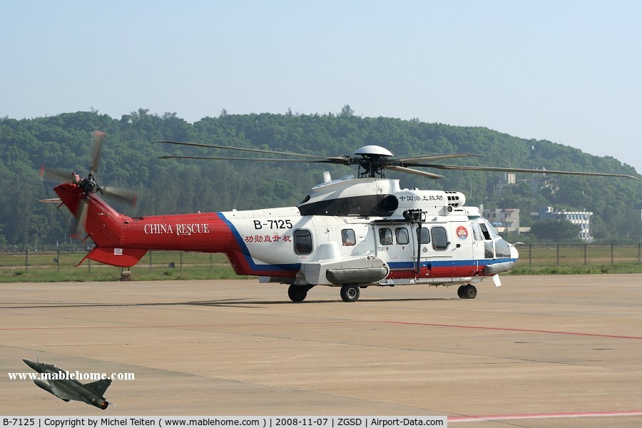 B-7125, Eurocopter EC-225LP Super Puma Mk2+ C/N 2666, Nanhai No 1 Rescue Flying Service