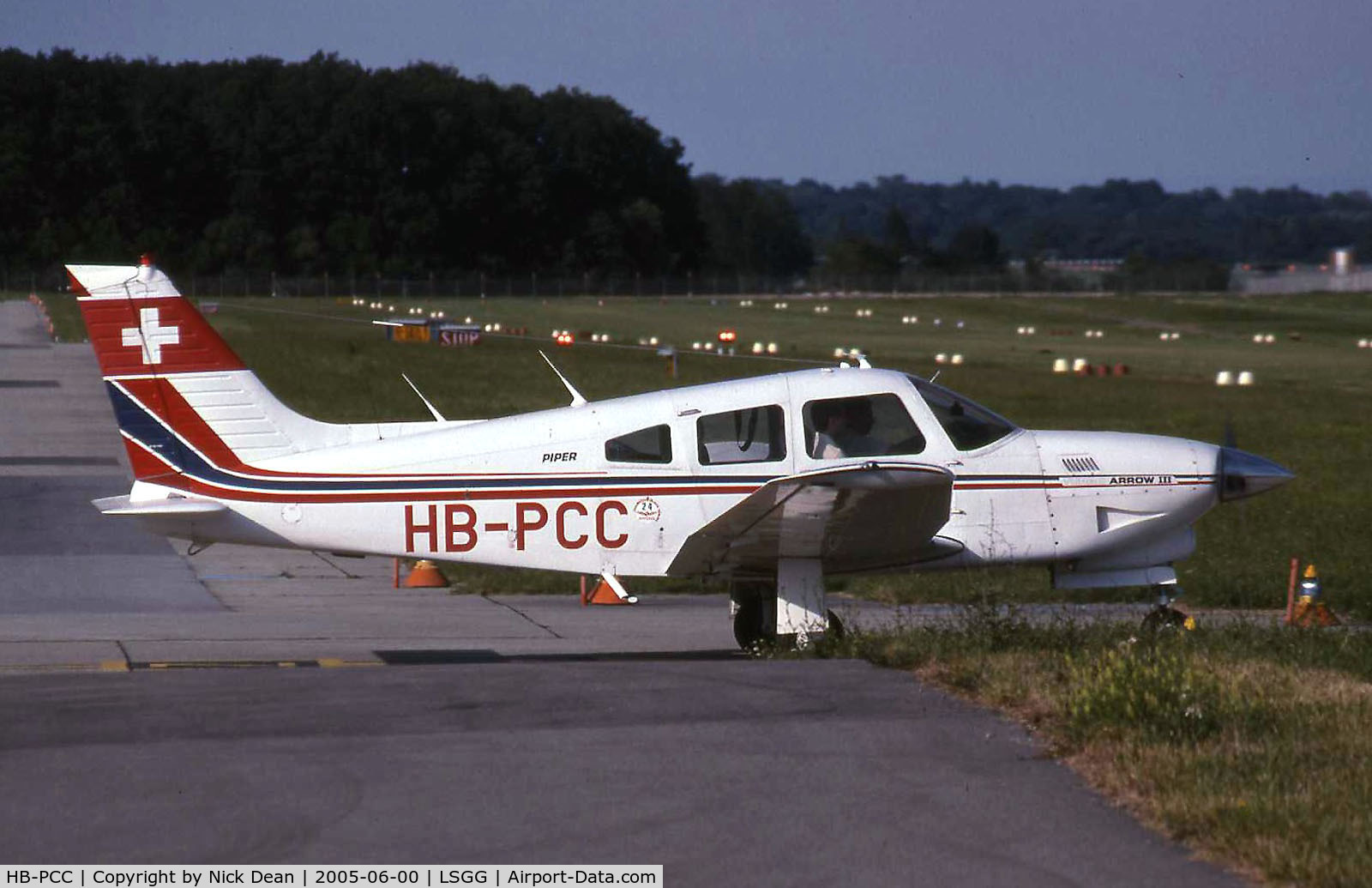 HB-PCC, 1978 Piper PA-28R-201T Cherokee Arrow III C/N 28R-7803321, /
