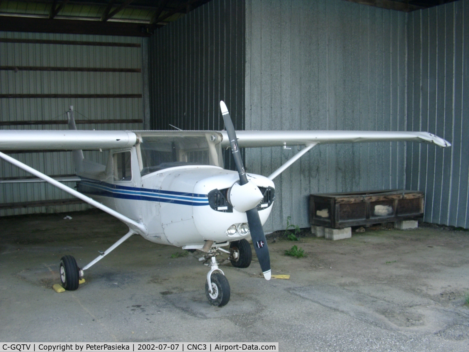 C-GQTV, 1977 Cessna 152 C/N 15280049, @ Brampton Airport, former BFC training aircraft
