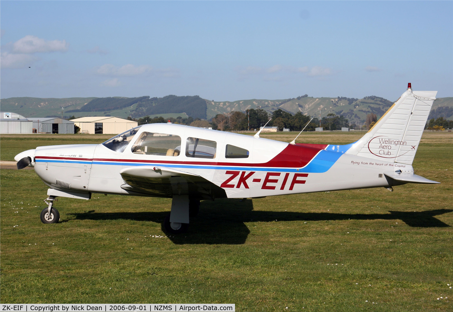 ZK-EIF, Piper PA-28R-201 Cherokee Arrow III C/N 28R-7837132, .