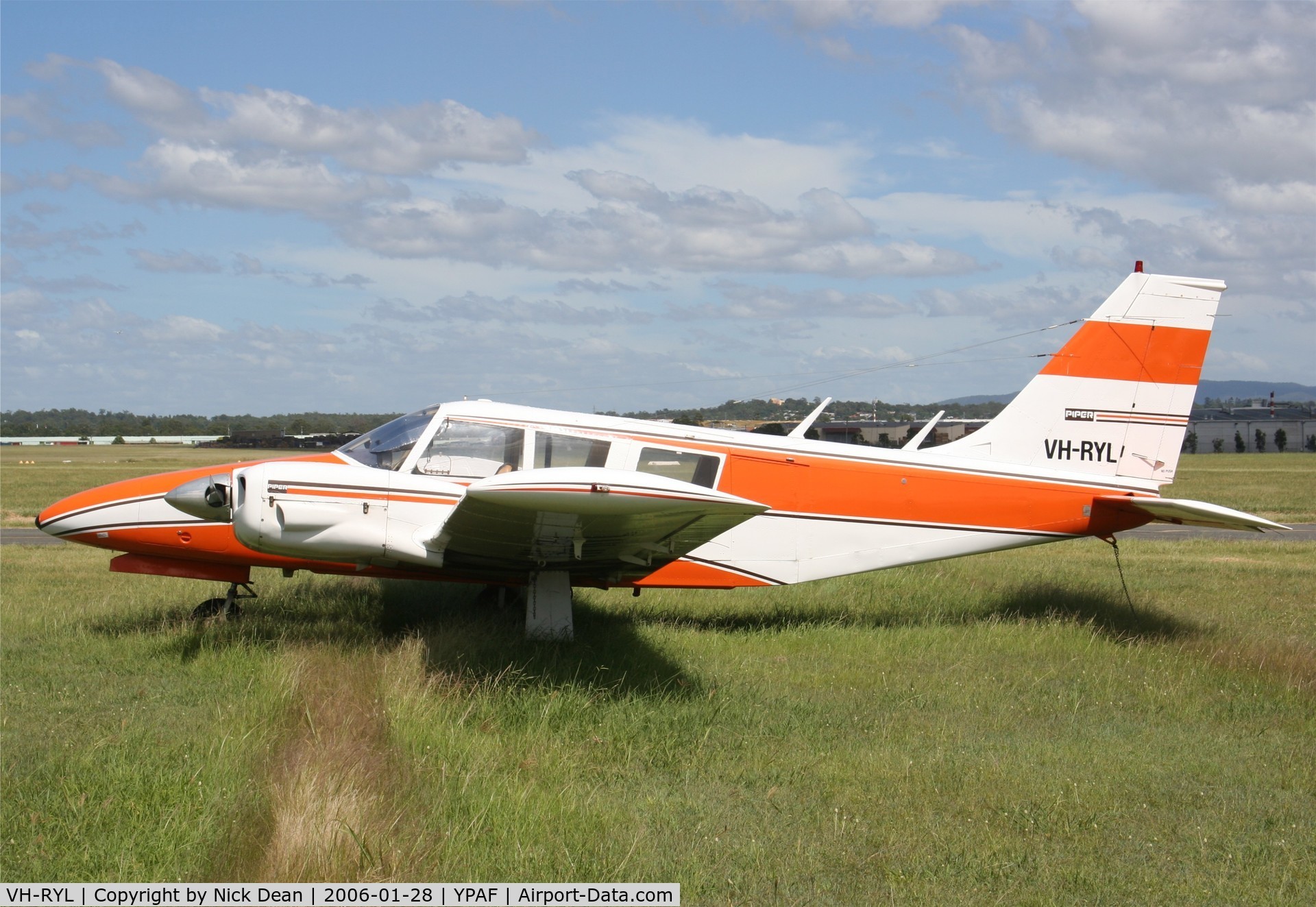 VH-RYL, 1972 Piper PA-34-200 Seneca C/N 34-7250067, /