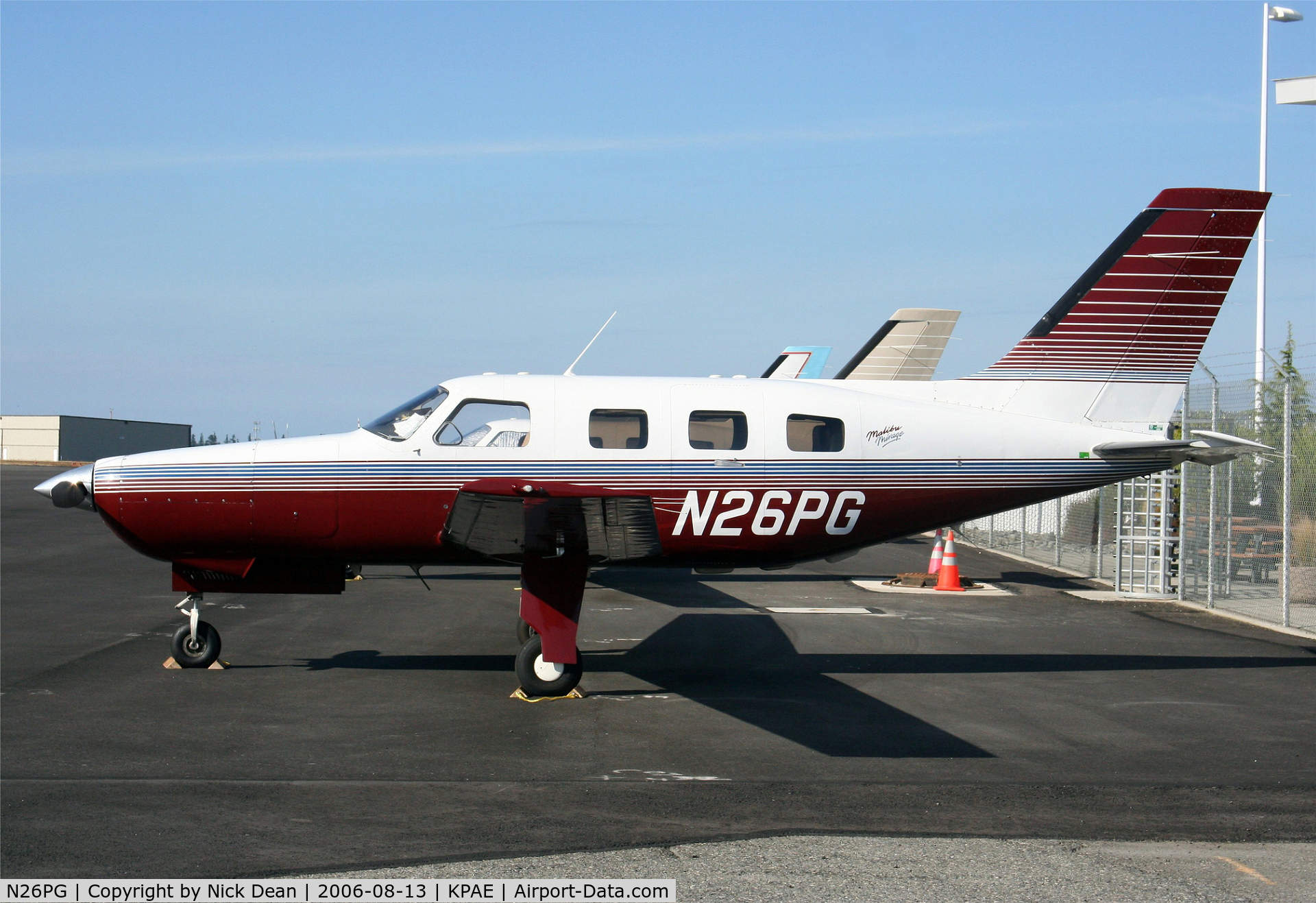 N26PG, 1990 Piper PA-46-350P Malibu Mirage C/N 4622117, /