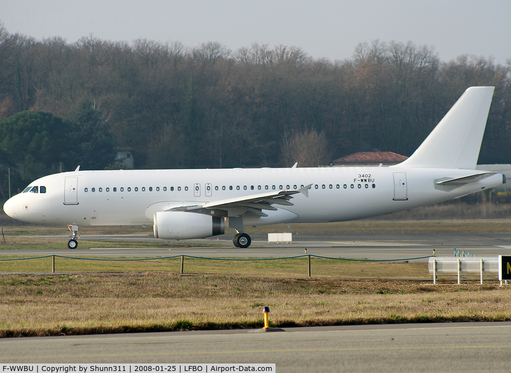 F-WWBU, 2008 Airbus A320-232 C/N 3402, C/n 3402 - For National Air Service / Saad as VP-CSS