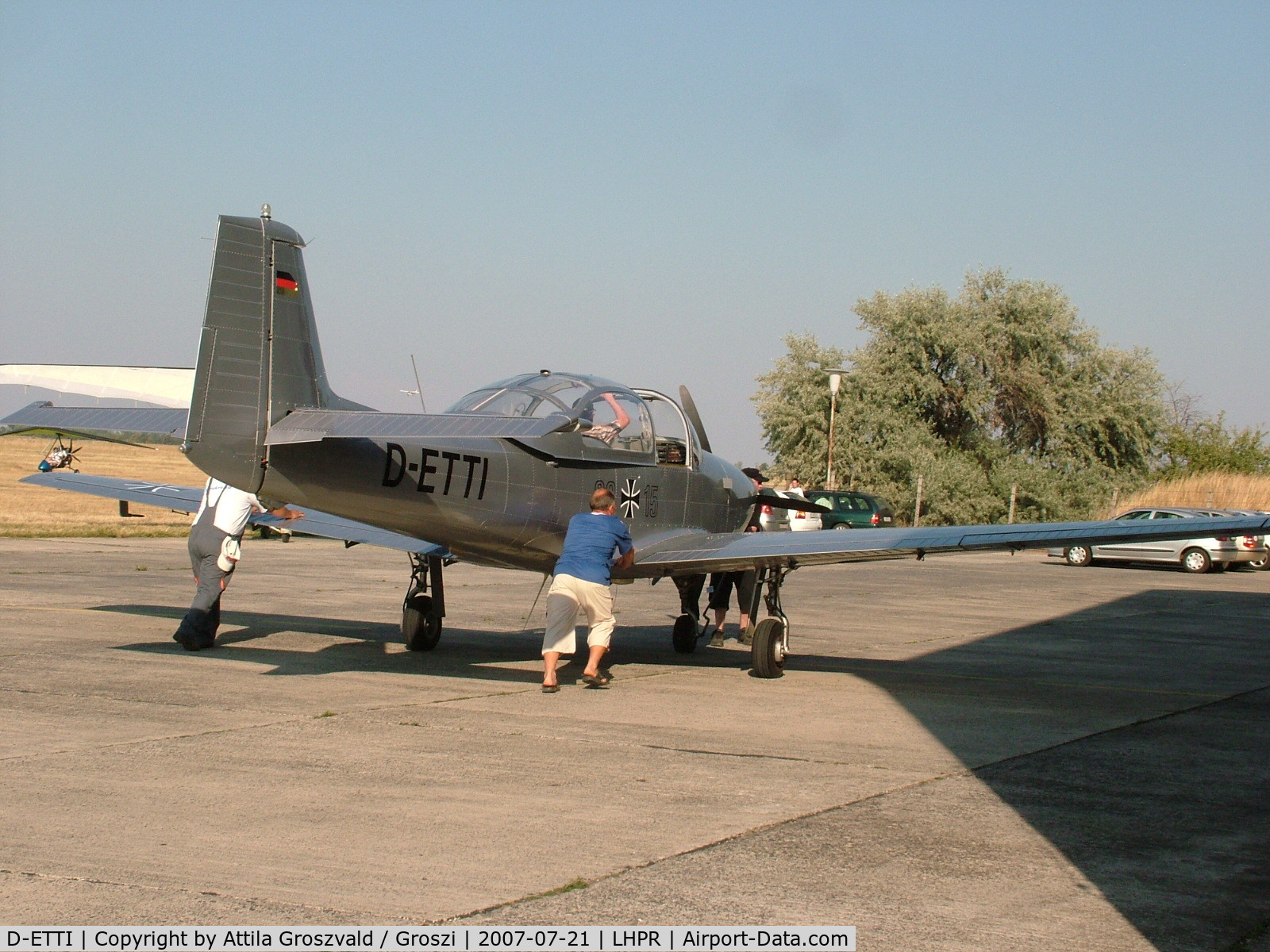 D-ETTI, Piaggio FWP-149D C/N 025, Gy?r Pér Airport-Hungary LHPR - Legendary Aircraft Ltd. base.