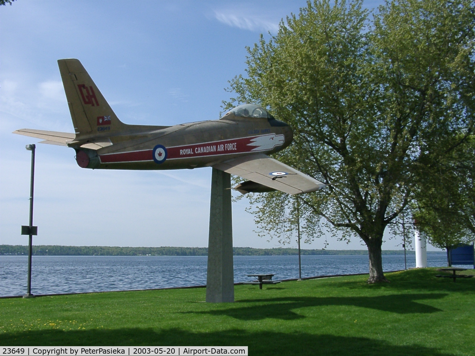 23649, 1958 Canadair CL-13B Sabre 6 C/N 1439, The Golden Hawks were a Canadian military aerobatic flying team established in 1959 to celebrate the 35th anniversary or the Royal Canadian Air Force (RCAF) and the 