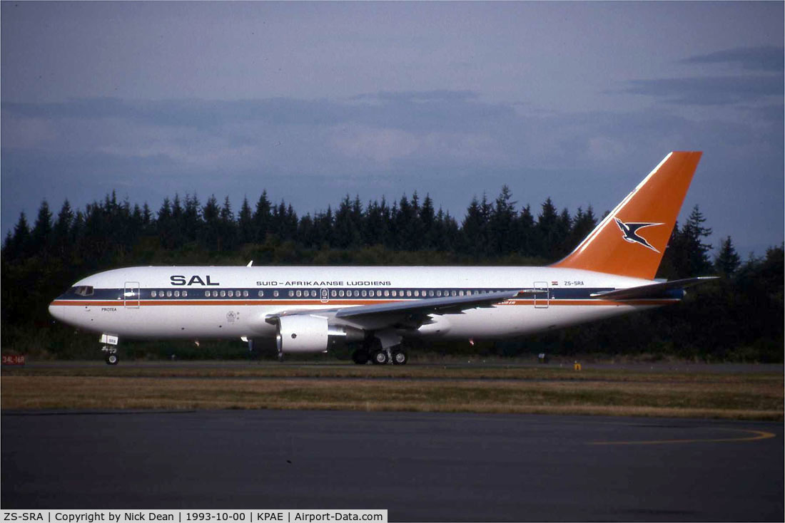 ZS-SRA, 1993 Boeing 767-2B1/ER C/N 26471/511, A shot of both sides uploaded