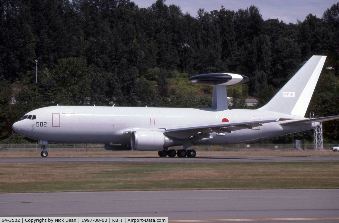 64-3502, 1995 Boeing E-767-27C/ER C/N 27391, Also carrying test reg N767JB
