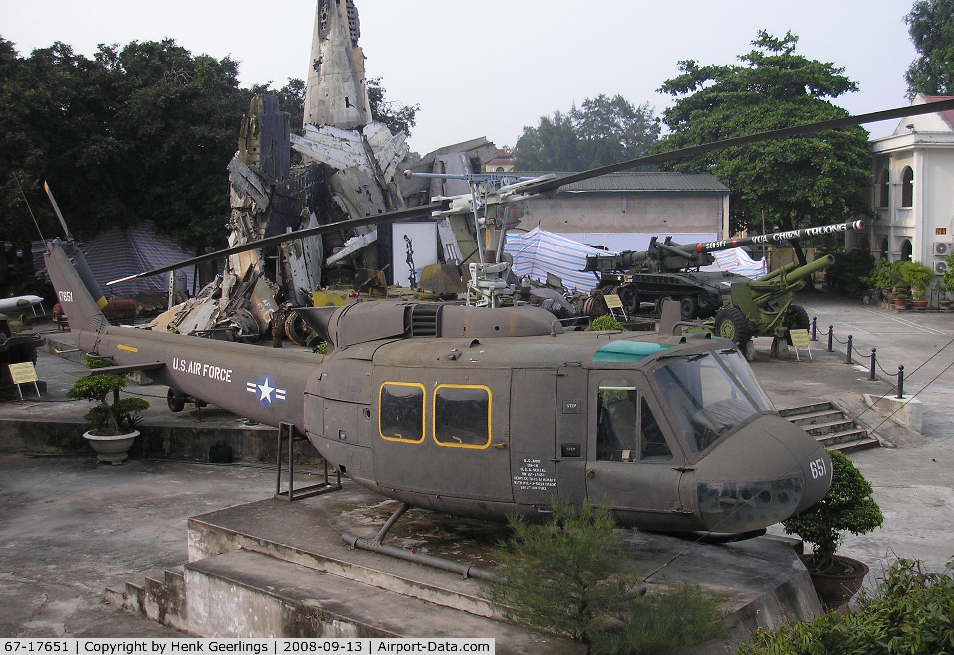 67-17651, Bell UH-1H Iroquois C/N 9849, Hanoi, People Army Museum