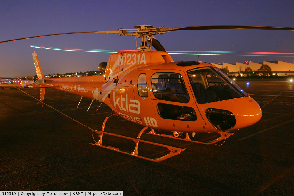 N1231A, 2003 Eurocopter AS-350B-2 Ecureuil Ecureuil C/N 3682, ASTAR