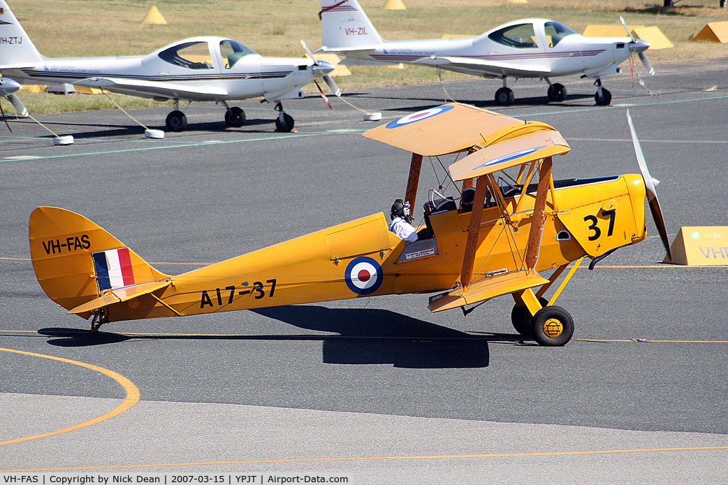 VH-FAS, 1942 De Havilland Australia DH-82A Tiger Moth C/N DHA34, C/N DHA34 not as mistakenly posted