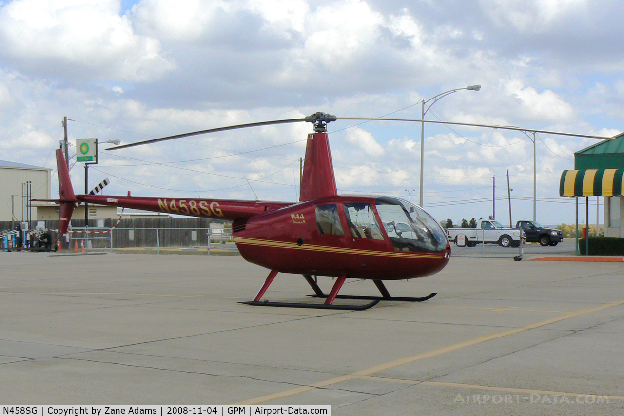 N458SG, 2004 Robinson R44 II C/N 10458, At Grand Prairie Municipal