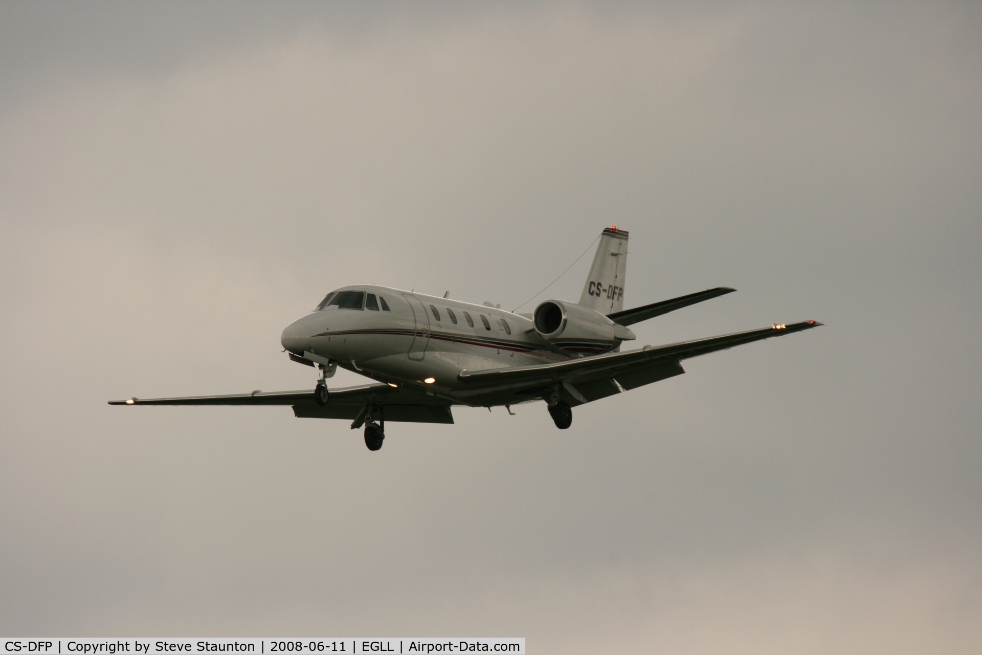 CS-DFP, 2003 Cessna 560 Citation Excel C/N 560-5315, Taken at London Heathrow 11th June 2008