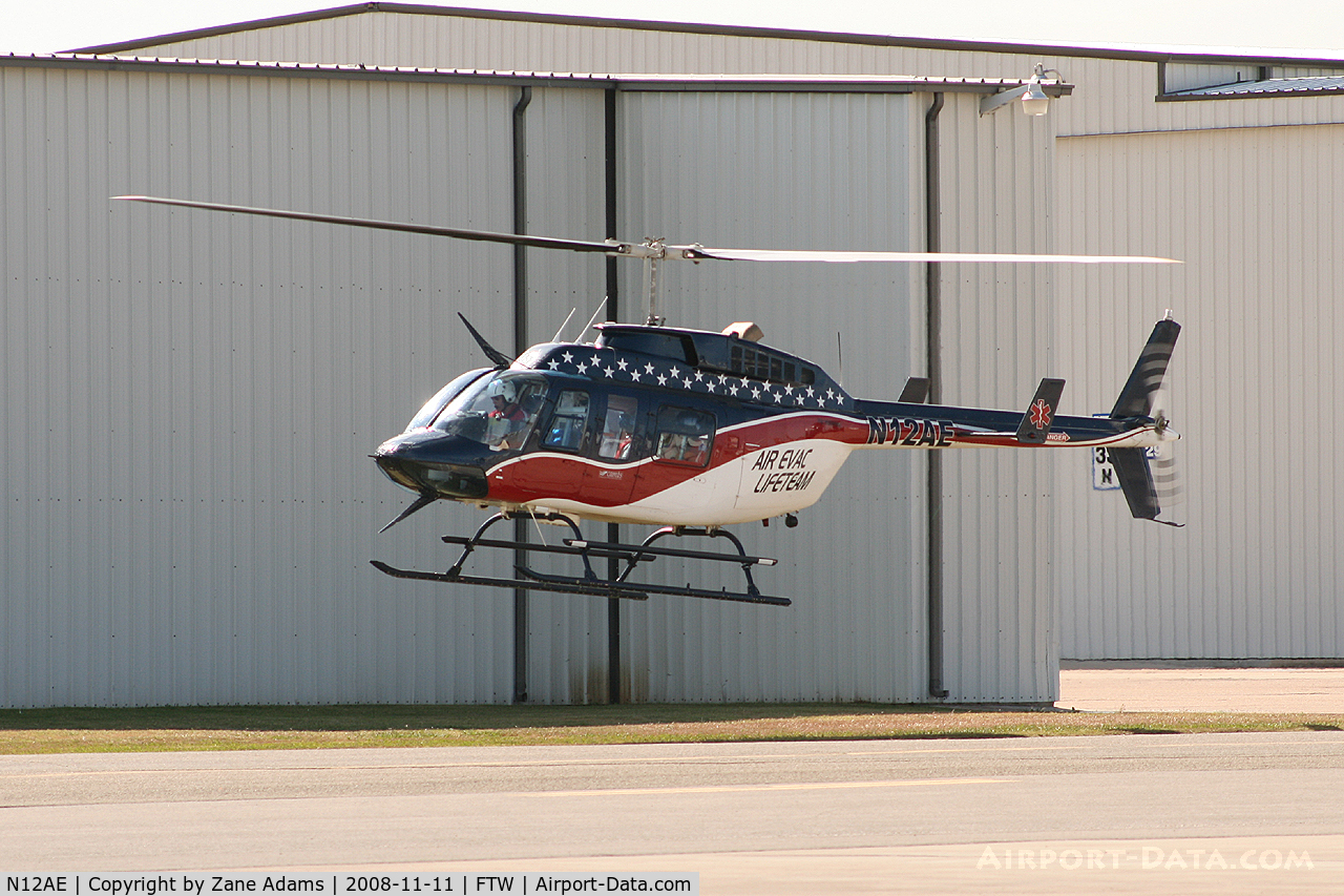 N12AE, 1981 Bell 206L-1 LongRanger II C/N 45649, At Meacham Field