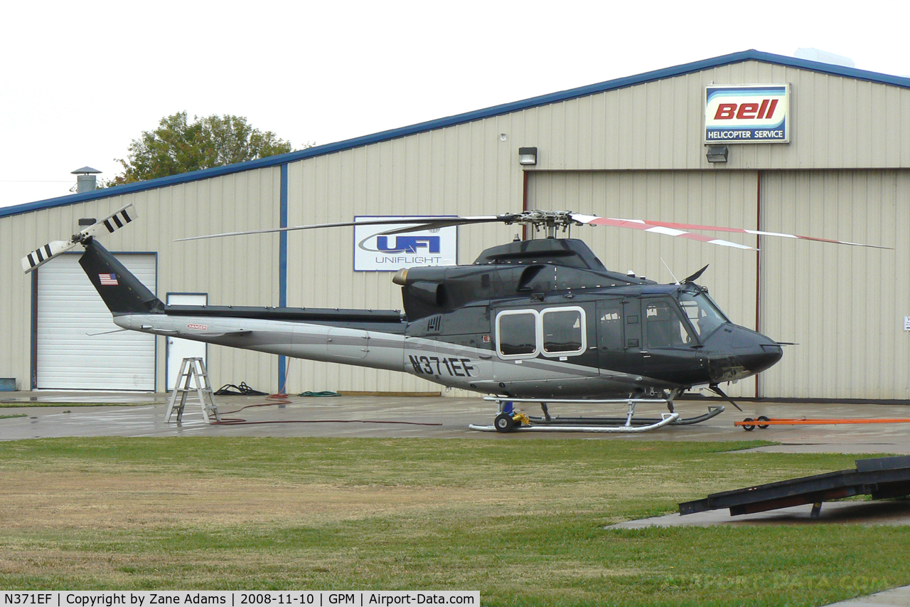 N371EF, 2007 Bell 412EP C/N 36448, At Grand Prairie Municipal