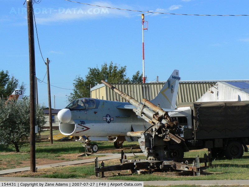 154431, LTV A-7B Corsair II C/N B-071, At the Texas Air Museum - Slaton, TX