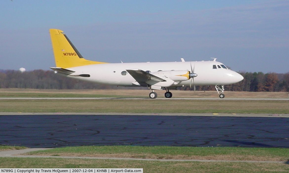 N789G, 1962 Grumman G-159 Gulfstream 1 C/N 89, Parked on ramp in front of Terminal....