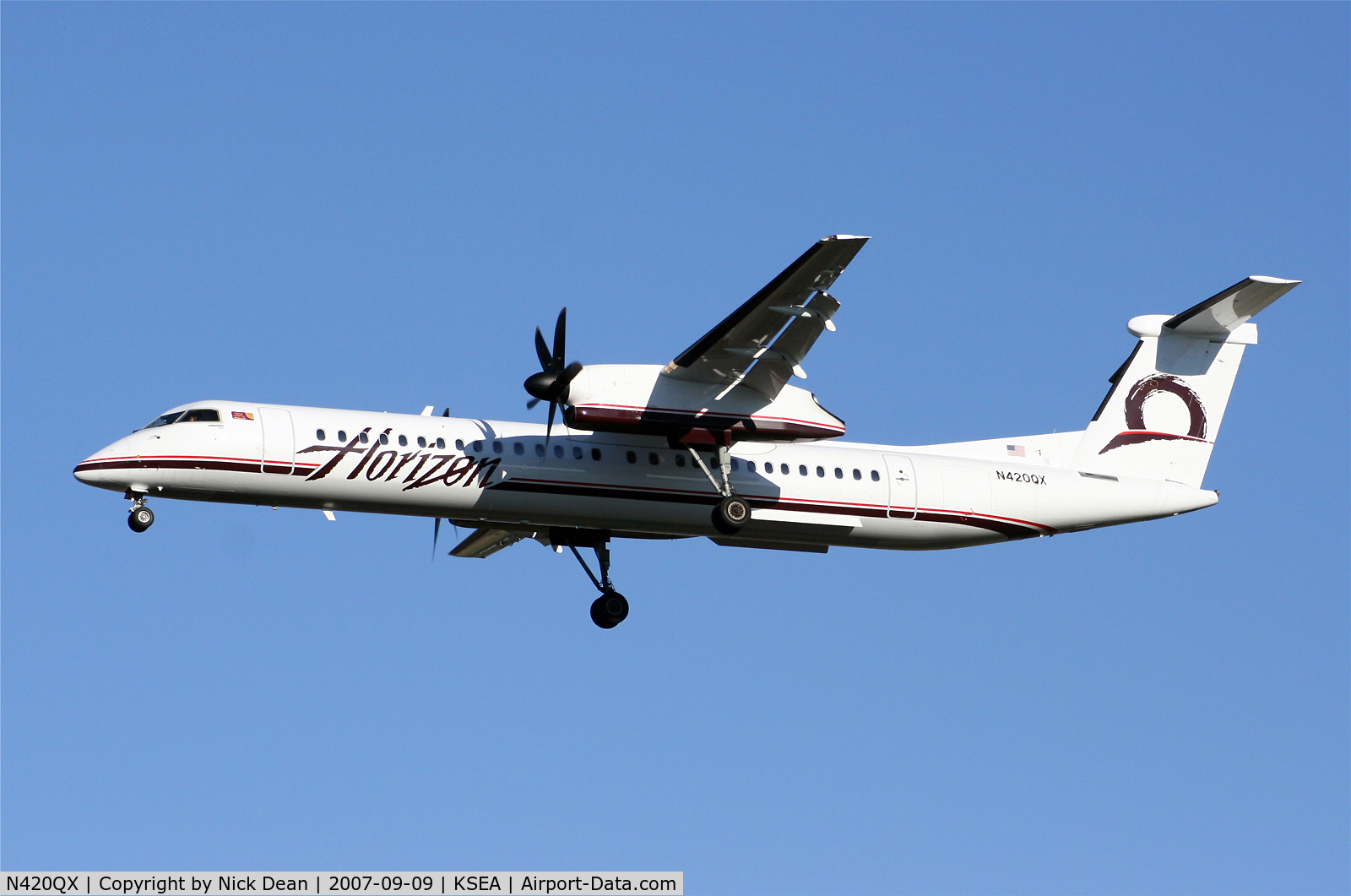 N420QX, 2007 Bombardier DHC-8-402 Dash 8 C/N 4147, .