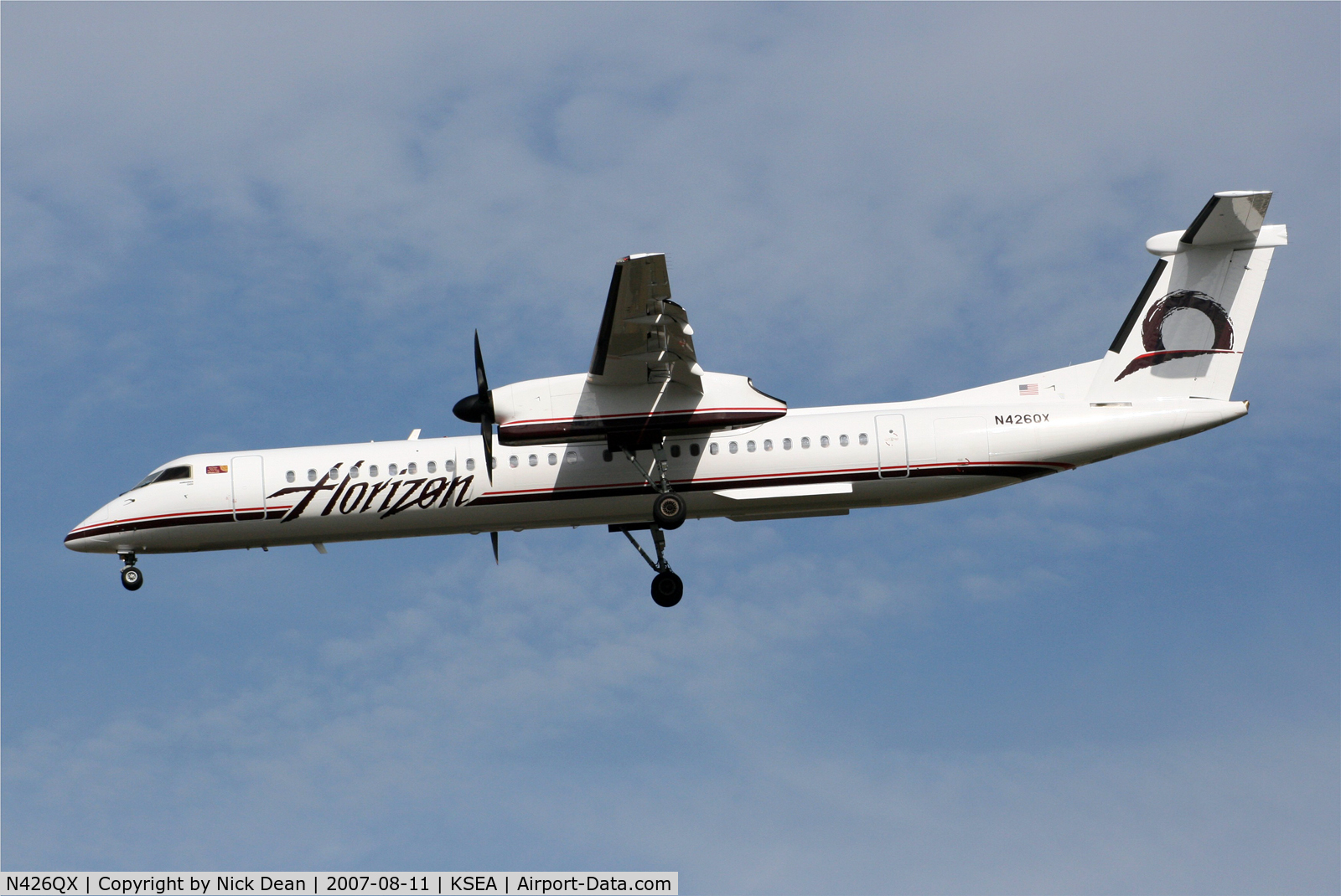 N426QX, 2007 Bombardier DHC-8-402 Dash 8 C/N 4154, /