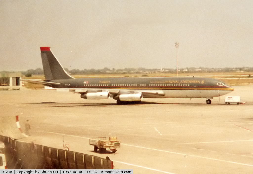 JY-AJK, 1966 Boeing 707-384C C/N 18948, Parked at the Airport... My very first aircraft picture !!!