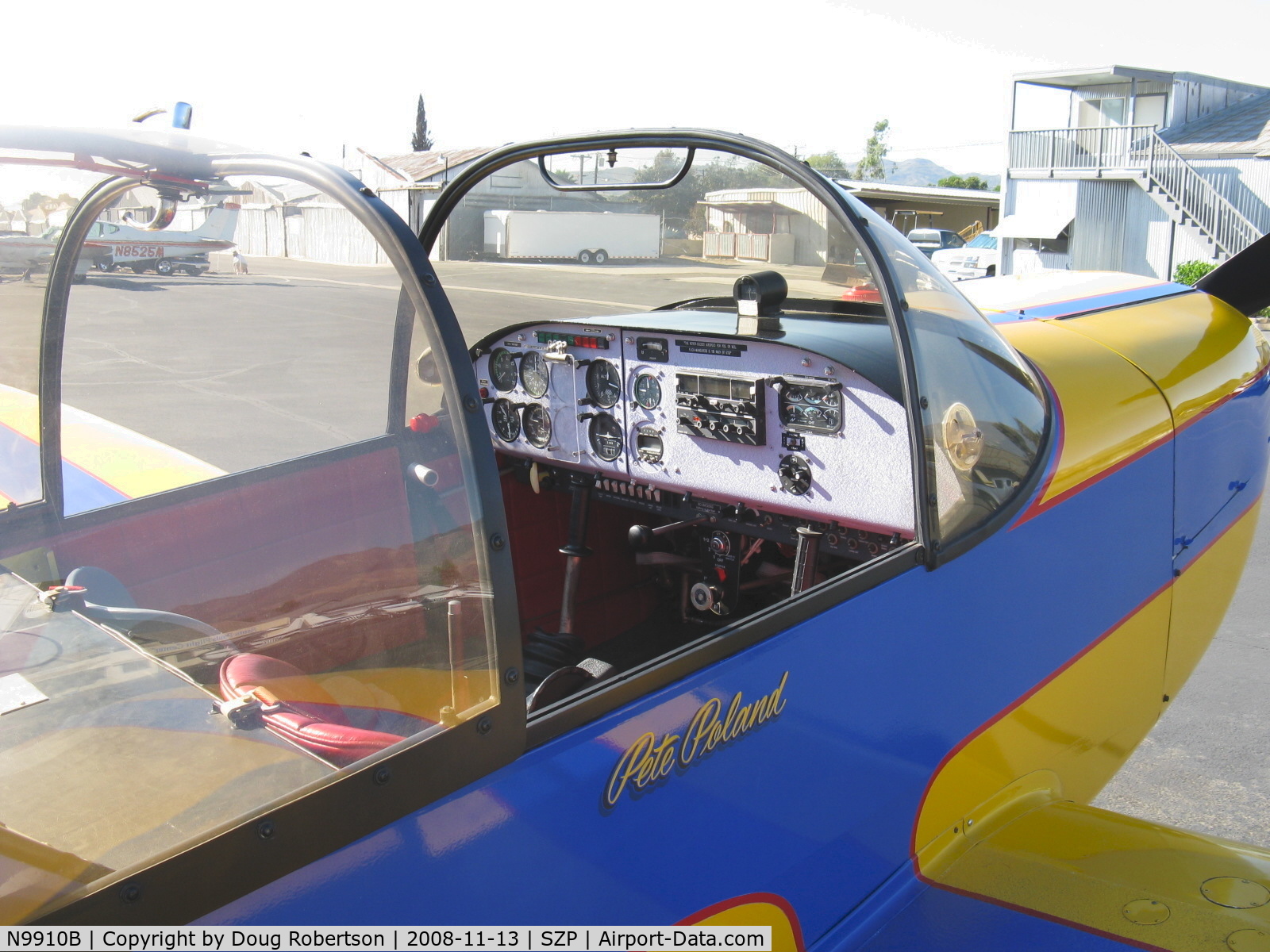 N9910B, Mudry CAP-10B C/N 267, 1993 Avions Mudry Et Cie CAP 10B 'Honey Bee' Acrobatic, Lycoming AEIO-360 180 Hp, panel