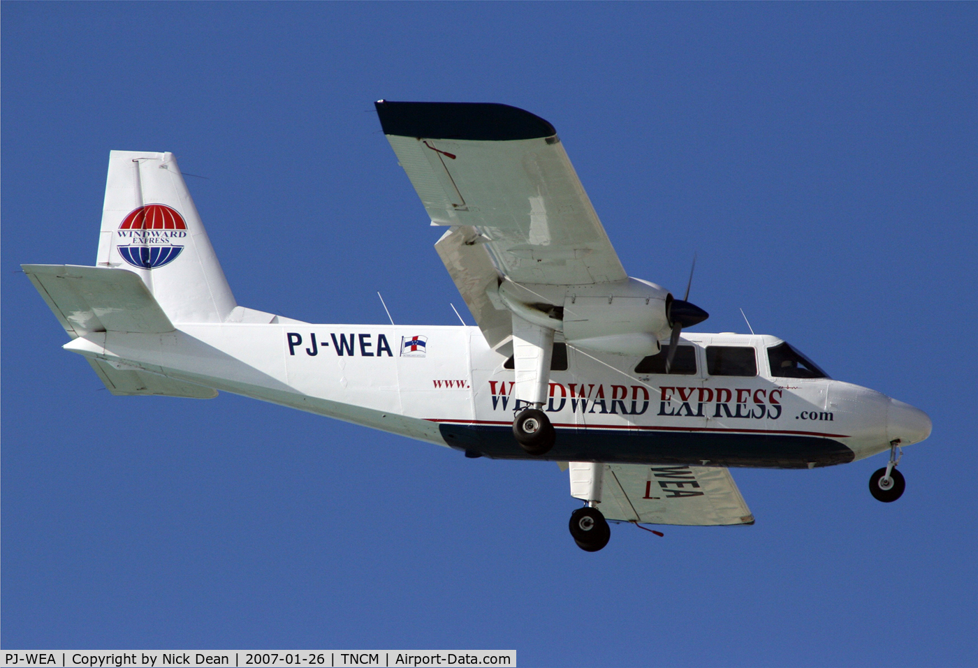 PJ-WEA, 1972 Britten-Norman BN-2A-26 Islander C/N 659, /