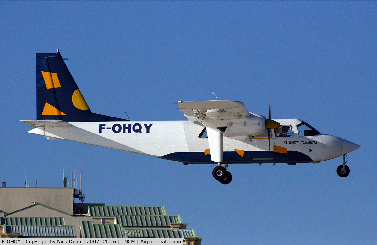 F-OHQY, 1991 Pilatus Britten-Norman BN-2A-20 Islander C/N 2251, /