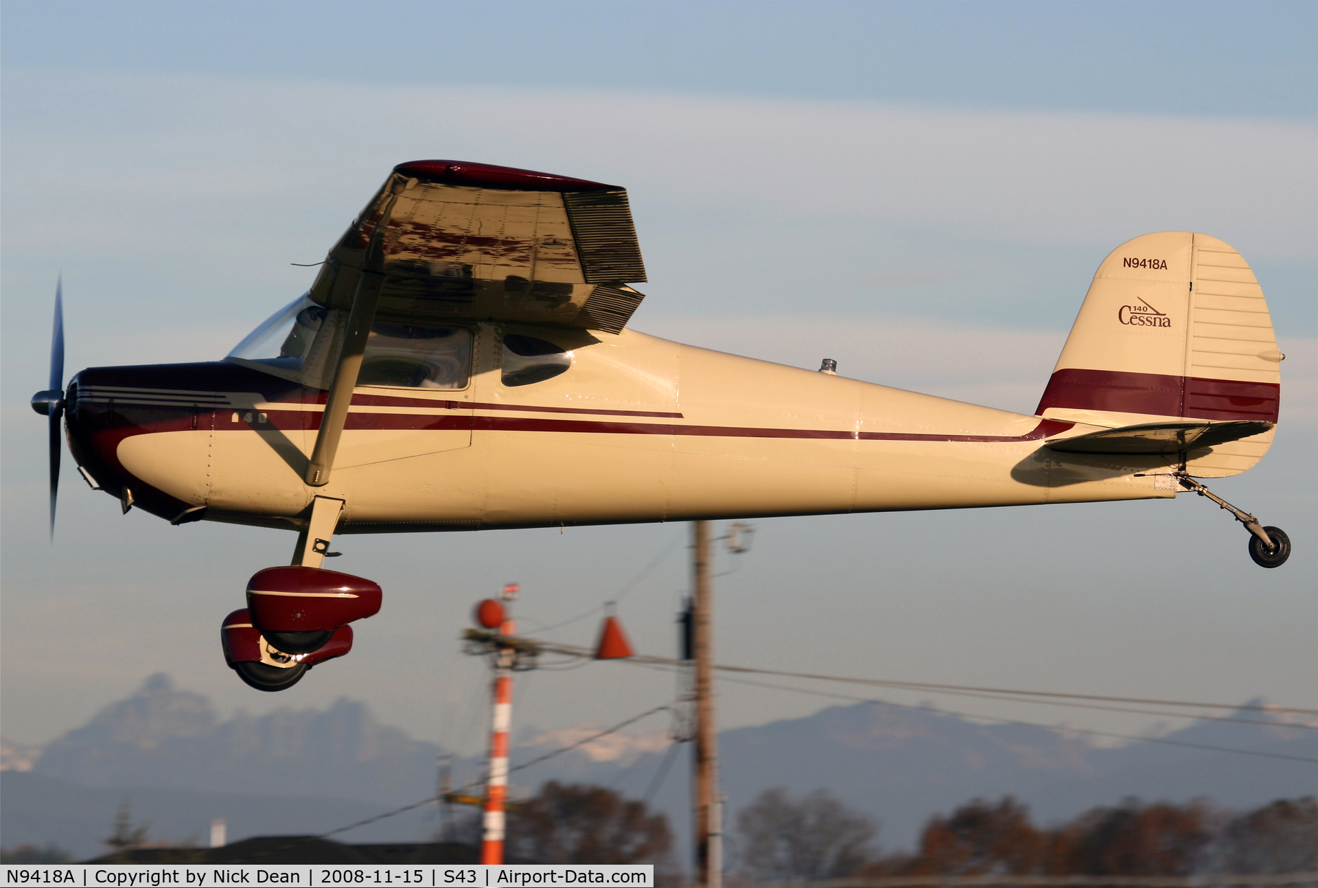 N9418A, 1949 Cessna 140A C/N 15239, /