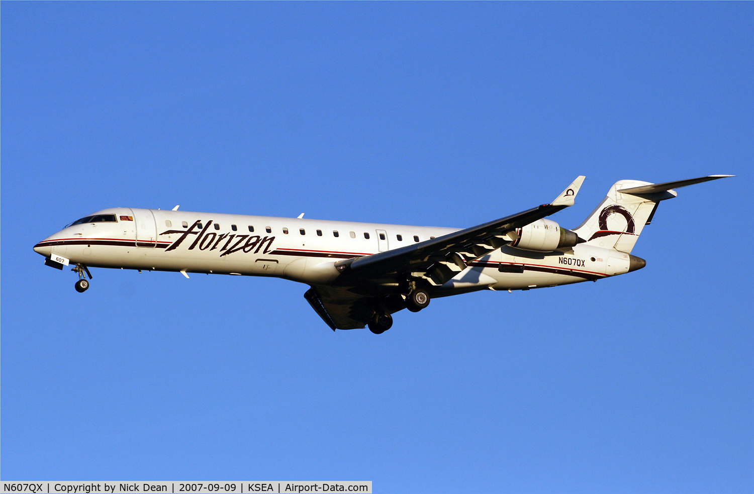 N607QX, 2001 Bombardier CRJ-701 (CL-600-2C10) Regional Jet C/N 10024, /