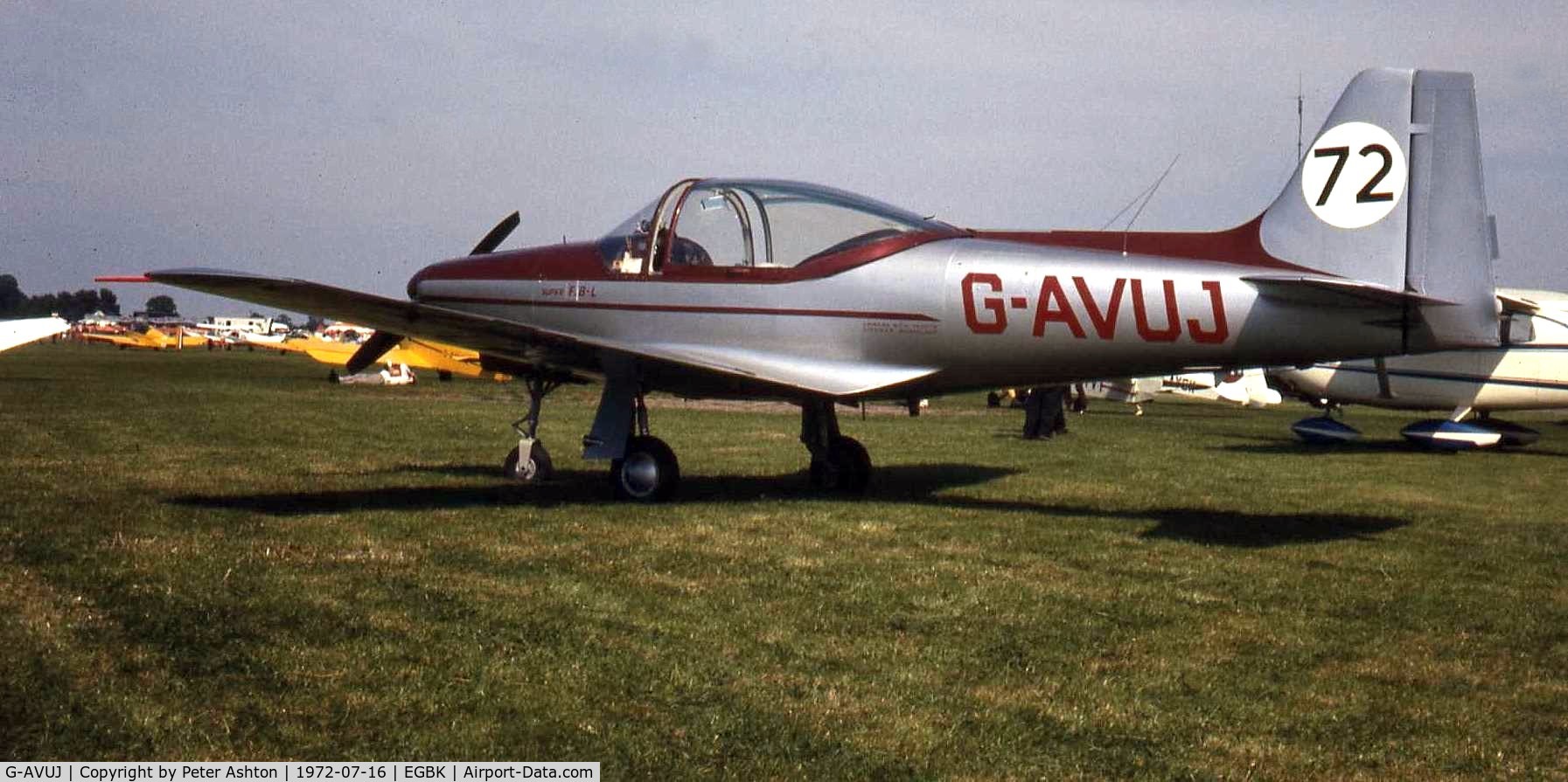 G-AVUJ, 1967 Laverda F-8L Falco 4 C/N 412, PFA Rally 1972