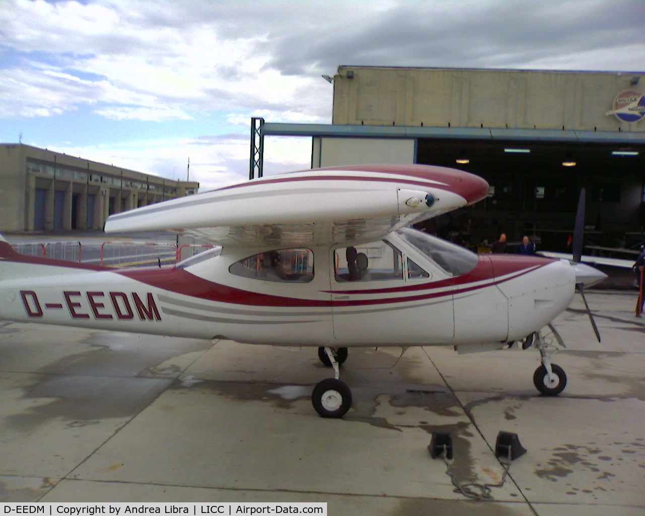 D-EEDM, 1976 Cessna 177RG Cardinal C/N 177RG1054, LICC - AeroClub Catania Parking
