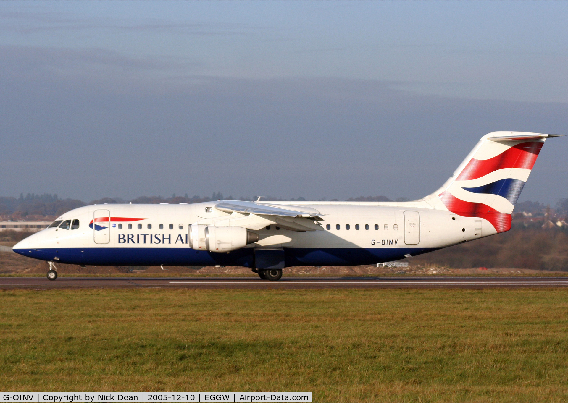 G-OINV, 1990 British Aerospace BAe.146-300 C/N E3171, /