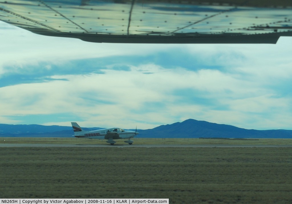 N8265H, 1980 Piper PA-28-181 C/N 28-8190039, On take-off at Laramie