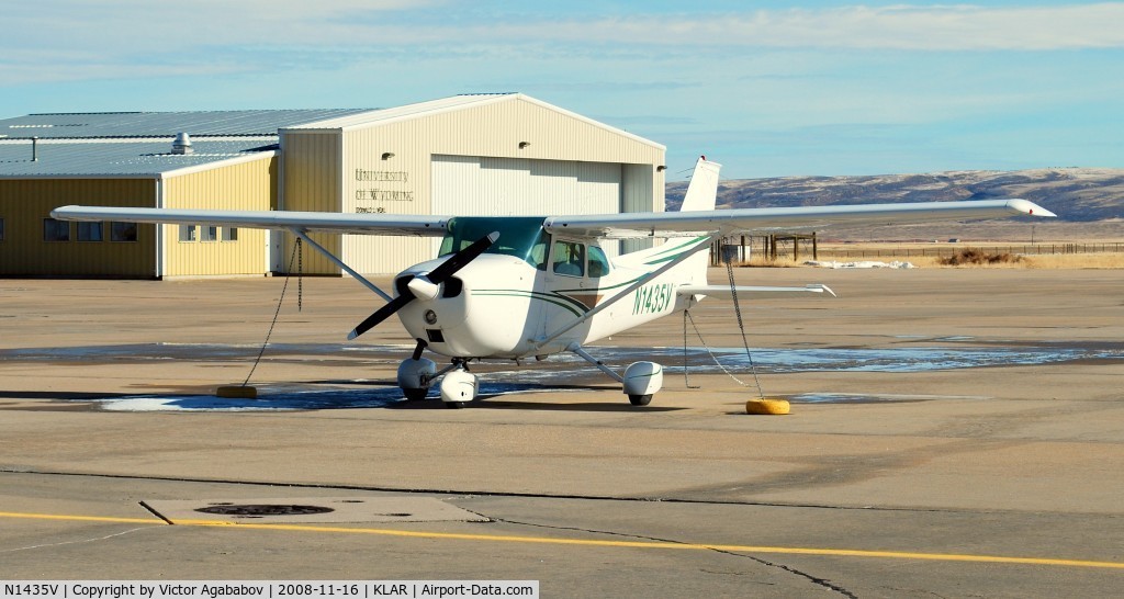 N1435V, 1974 Cessna 172M C/N 17263574, At Laramie