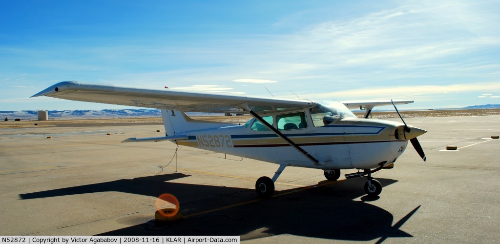 N52872, 1981 Cessna 172P C/N 17274625, At Laramie