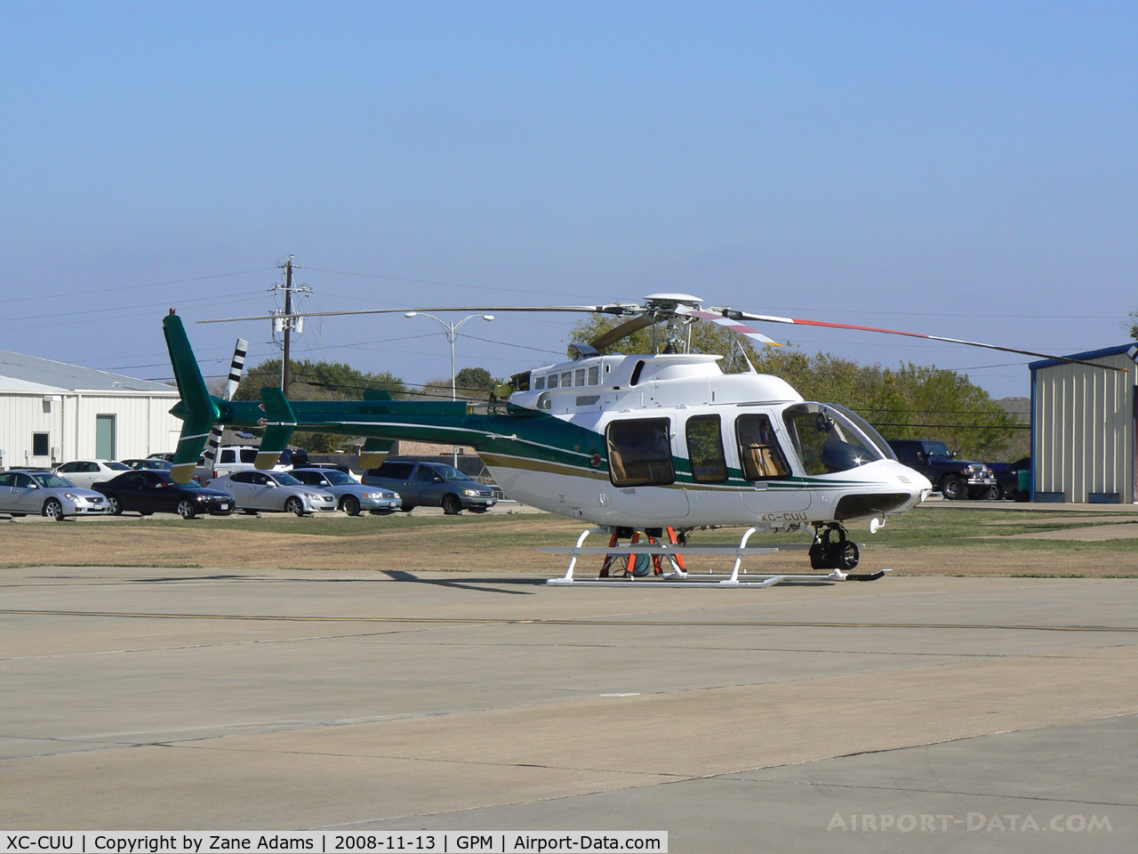 XC-CUU, 1999 Bell 206L-4 LongRanger IV LongRanger C/N 52222, At Grand Prairie Municipal - This aircraft was formerly registered as N314AE