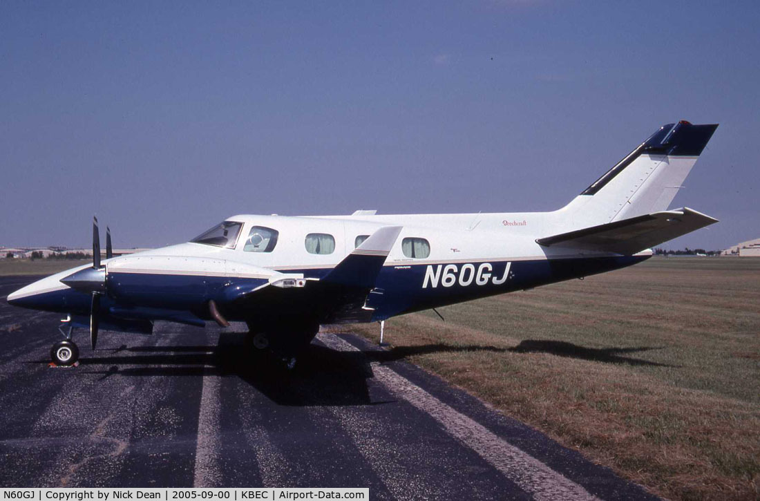 N60GJ, 1970 Beech A60 C/N P-138, Our winglets are on 186 Dukes and the VG's on 354