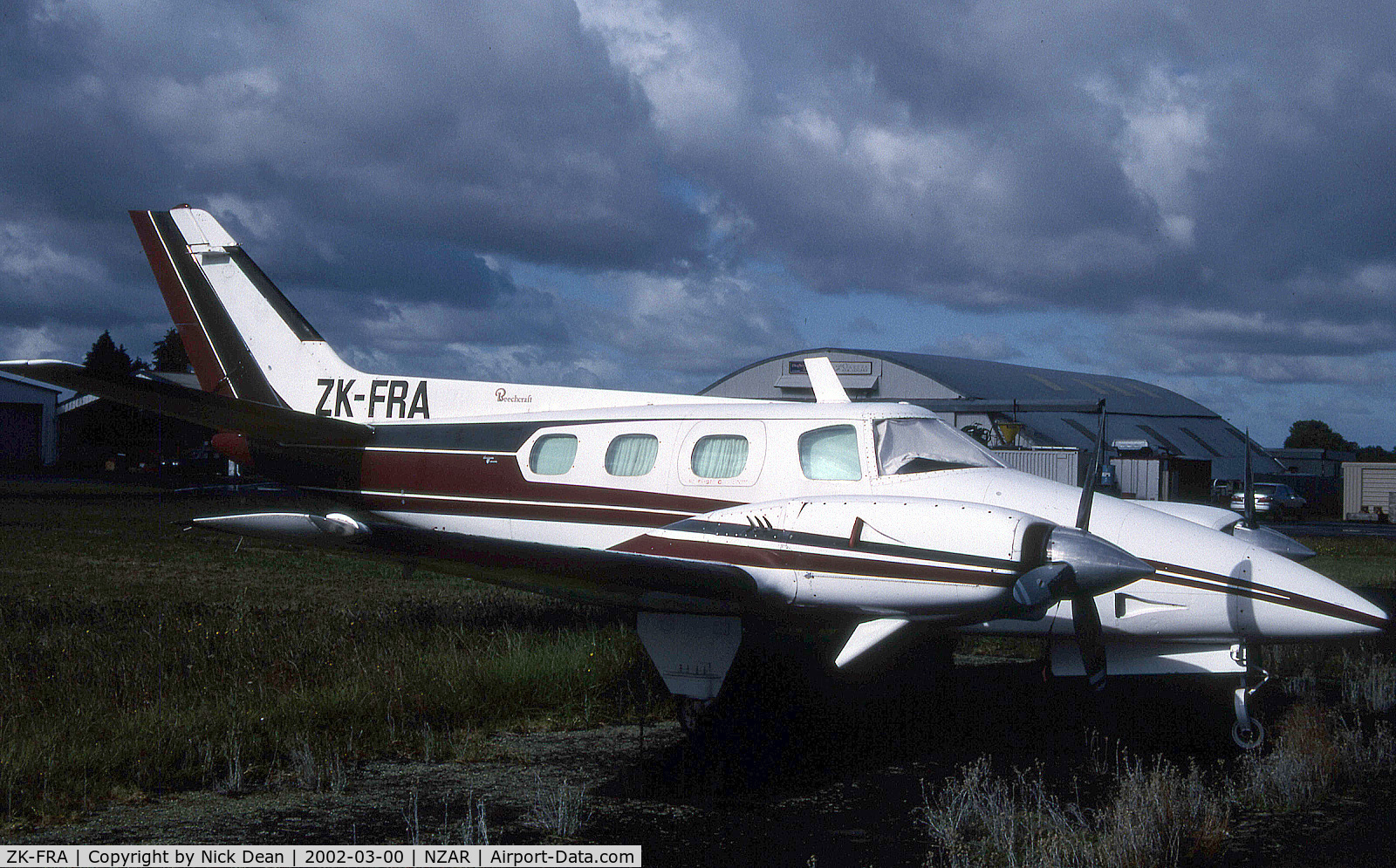 ZK-FRA, 1972 Beech A60 Duke C/N P-199, WFU