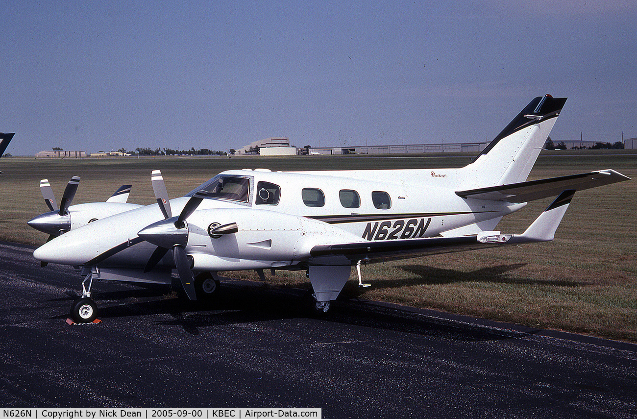 N626N, 1980 Beech B-60 Duke C/N P-545, Turbine modified