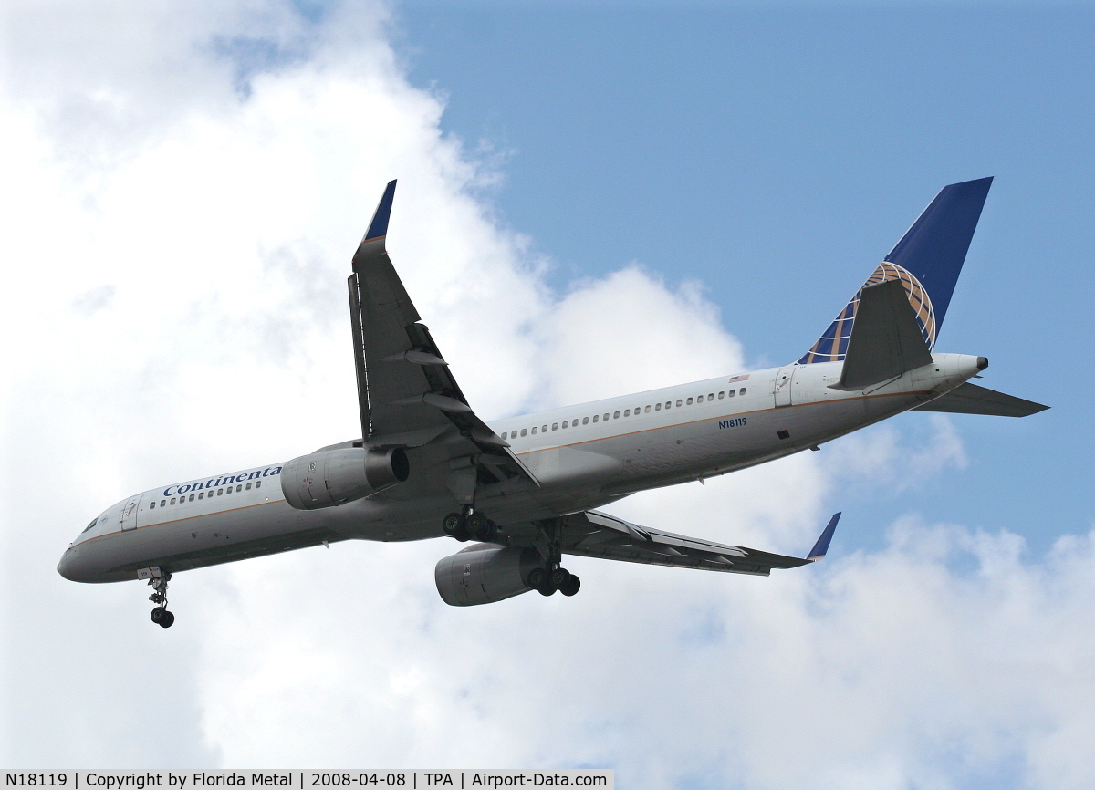 N18119, 1997 Boeing 757-224 C/N 27561, Continental 757-200