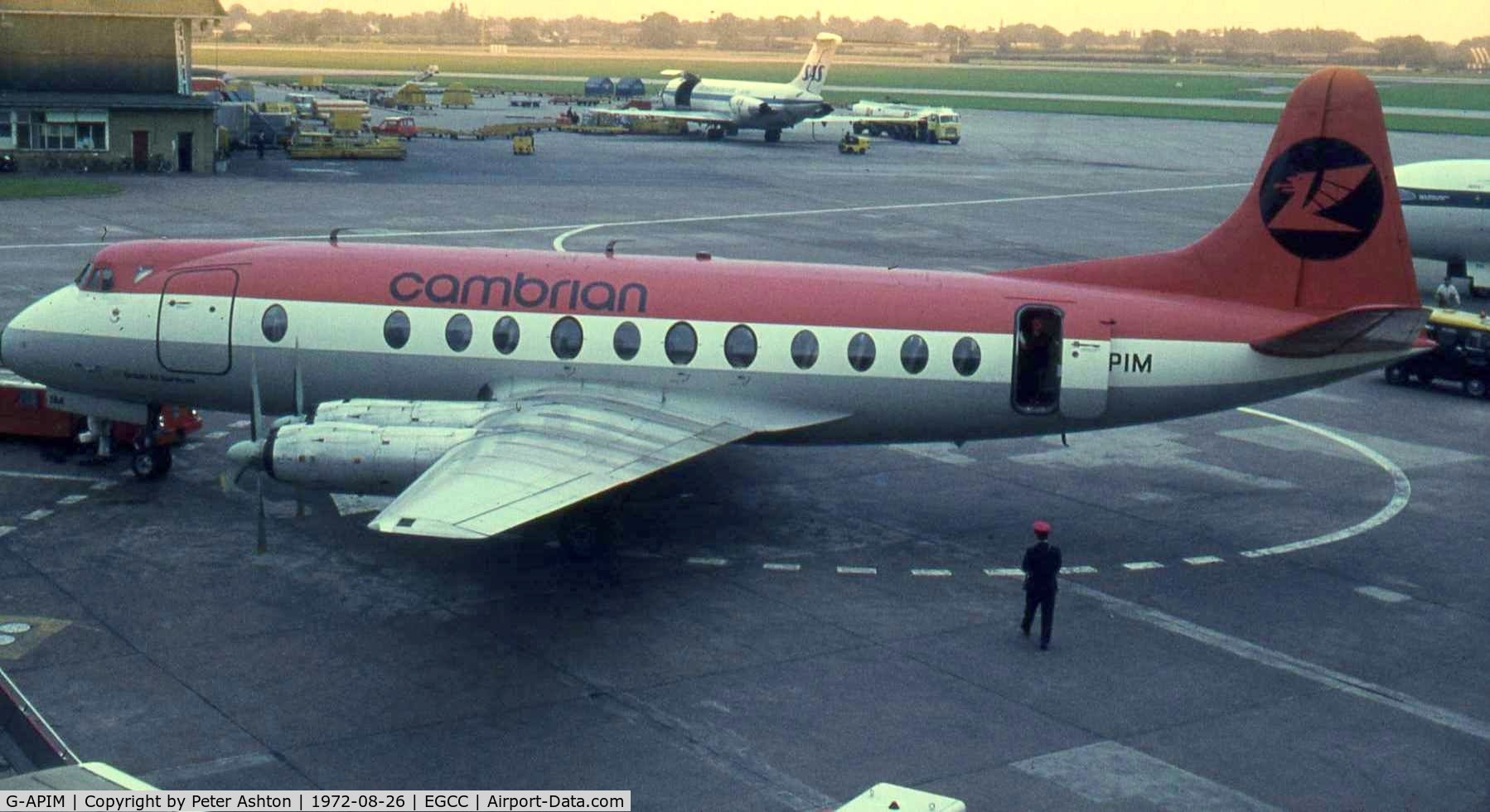G-APIM, 1958 Vickers Viscount 806 C/N 412, Cambrian